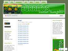 Tablet Screenshot of burritoarmycp.wordpress.com