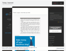Tablet Screenshot of lessonsfromresidency.wordpress.com