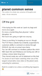 Mobile Screenshot of planetcommonsense.wordpress.com