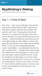 Mobile Screenshot of myp90xblog.wordpress.com