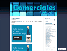 Tablet Screenshot of comercialesdetv2.wordpress.com