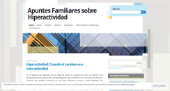 Desktop Screenshot of famhiperactividad.wordpress.com