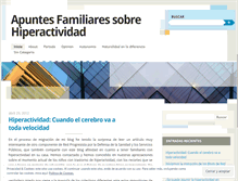 Tablet Screenshot of famhiperactividad.wordpress.com