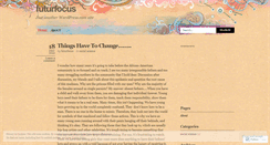 Desktop Screenshot of futurfocus.wordpress.com