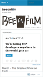 Mobile Screenshot of beeonfilm.wordpress.com