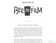 Tablet Screenshot of beeonfilm.wordpress.com