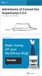 Mobile Screenshot of conradvonsupertramp.wordpress.com