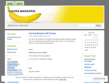 Tablet Screenshot of ilearnmandarin.wordpress.com