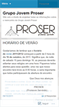 Mobile Screenshot of grupojovemproser.wordpress.com