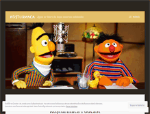 Tablet Screenshot of kosturmaca.wordpress.com