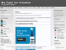 Tablet Screenshot of freedomfightersclubpenguin.wordpress.com