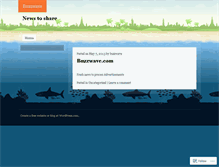 Tablet Screenshot of buzzwave.wordpress.com