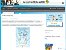 Tablet Screenshot of comunicacionsocialunl.wordpress.com