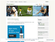 Tablet Screenshot of eesporte.wordpress.com