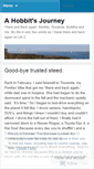 Mobile Screenshot of hobbitsjourney.wordpress.com