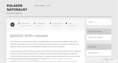 Desktop Screenshot of kolagennaturalny2014.wordpress.com