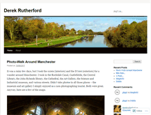 Tablet Screenshot of derekrutherford.wordpress.com
