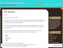 Tablet Screenshot of howaboutthemsports.wordpress.com