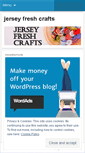 Mobile Screenshot of jerseyfreshcrafts.wordpress.com