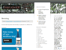 Tablet Screenshot of darlicious.wordpress.com