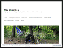 Tablet Screenshot of msubikes.wordpress.com