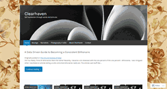 Desktop Screenshot of clearhaven.wordpress.com