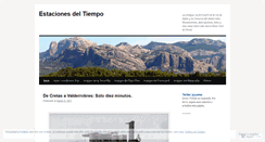 Desktop Screenshot of estacionesdeltiempo.wordpress.com