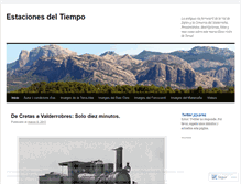 Tablet Screenshot of estacionesdeltiempo.wordpress.com