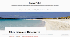 Desktop Screenshot of immafolch.wordpress.com