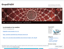 Tablet Screenshot of grupodediv.wordpress.com