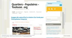 Desktop Screenshot of initiativequartierspopulaires.wordpress.com