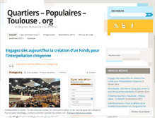 Tablet Screenshot of initiativequartierspopulaires.wordpress.com