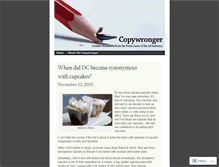 Tablet Screenshot of copywronger.wordpress.com