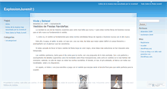 Desktop Screenshot of explosionj.wordpress.com
