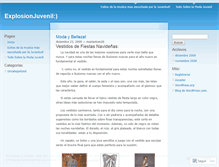 Tablet Screenshot of explosionj.wordpress.com
