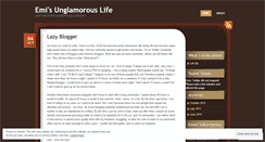 Desktop Screenshot of emisunglamorouslife.wordpress.com