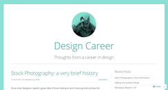 Desktop Screenshot of designcareer.wordpress.com