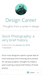 Mobile Screenshot of designcareer.wordpress.com