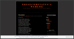 Desktop Screenshot of possecomitatus.wordpress.com