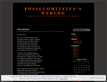 Tablet Screenshot of possecomitatus.wordpress.com