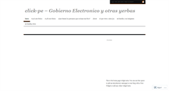 Desktop Screenshot of clickpe.wordpress.com