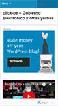 Mobile Screenshot of clickpe.wordpress.com