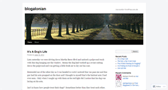 Desktop Screenshot of blogalonian.wordpress.com