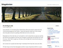 Tablet Screenshot of blogalonian.wordpress.com