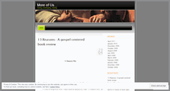 Desktop Screenshot of moreofus.wordpress.com