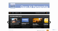 Desktop Screenshot of cleanairpartnership.wordpress.com