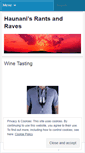 Mobile Screenshot of haunani.wordpress.com