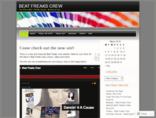 Tablet Screenshot of beatfreakscrew.wordpress.com