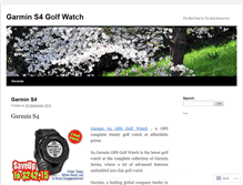Tablet Screenshot of garmins4net.wordpress.com