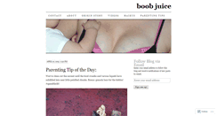 Desktop Screenshot of boobjuice.wordpress.com